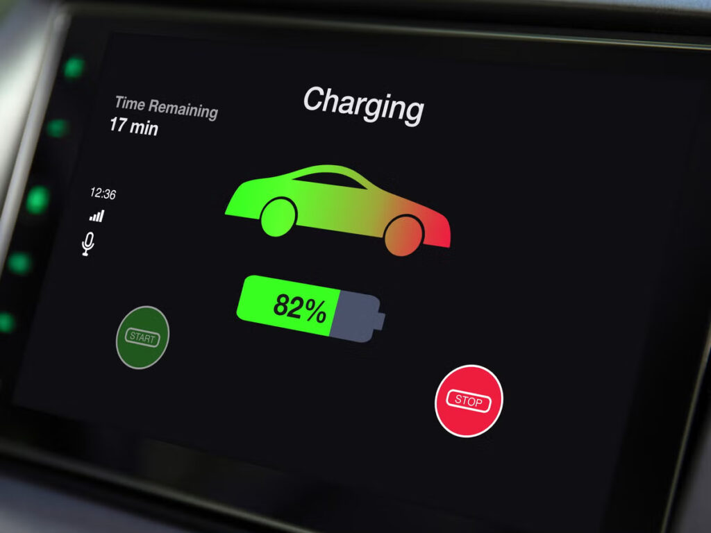 میزان شارژ خودرو