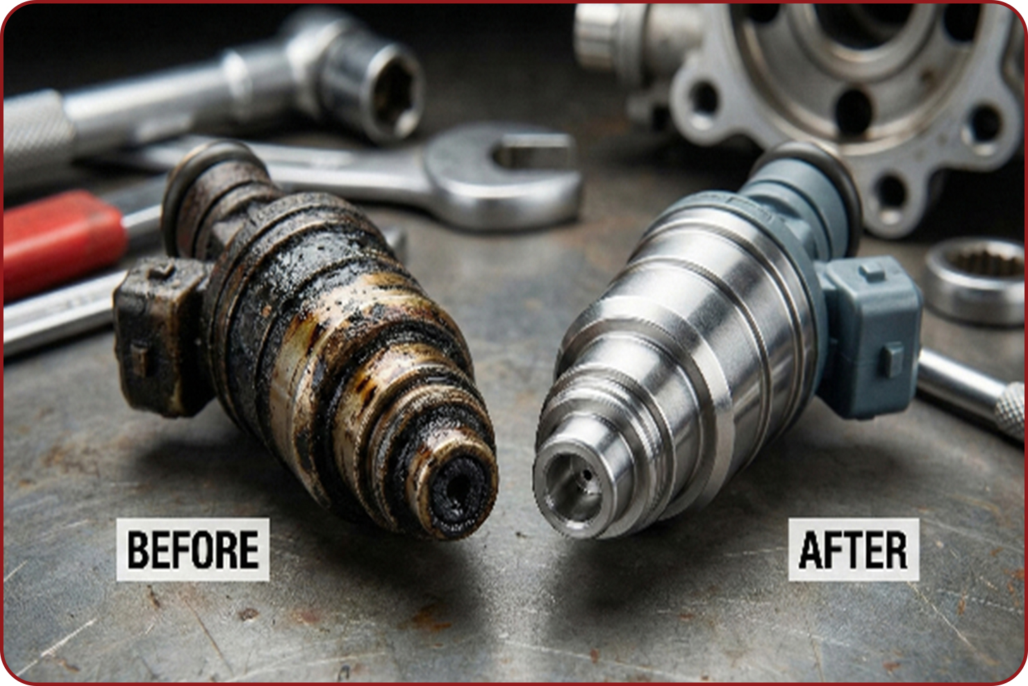 انژکتور کثیف در مقابل انژکتور تمیز