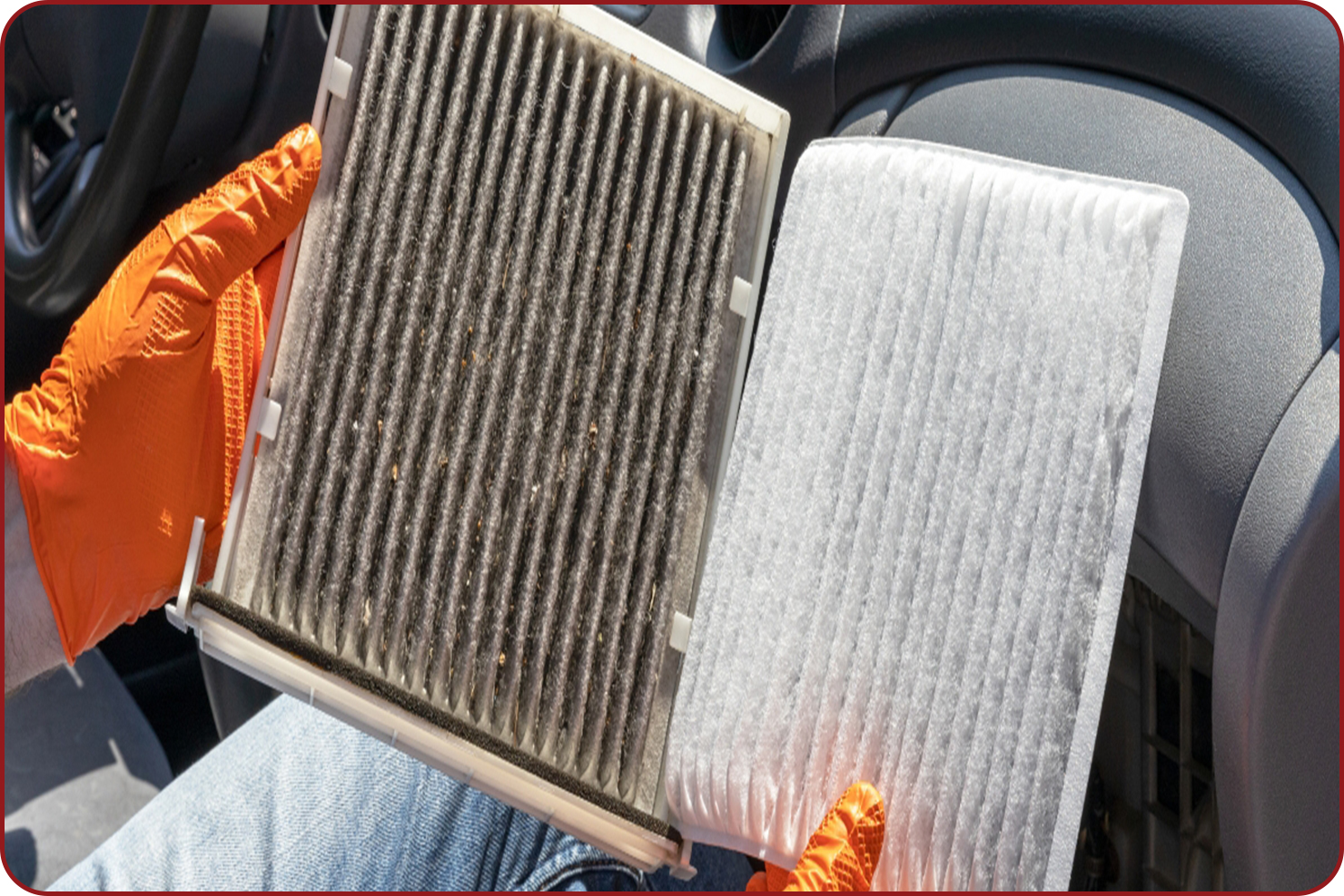 فیلتر هوای تمیز در مقابل فیلتر هوای کثیف