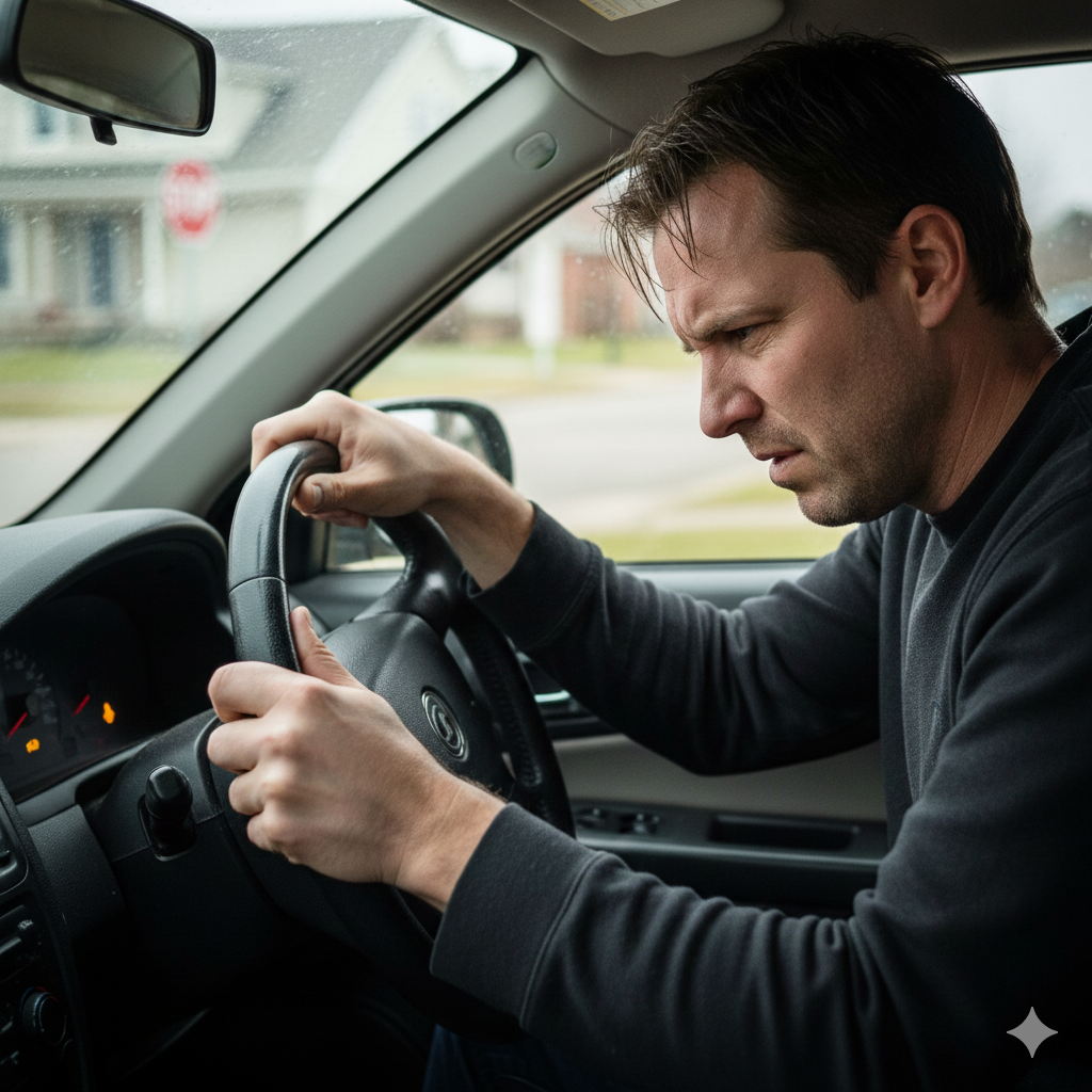 سفت شدن غربیلک فرمان