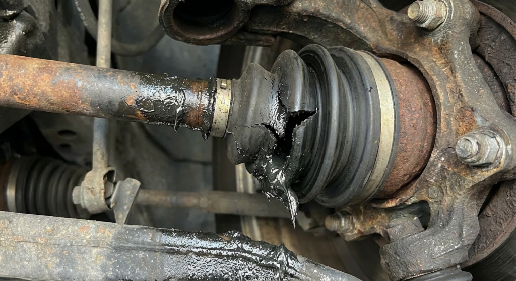 گردگیر پاره و نشت گریس