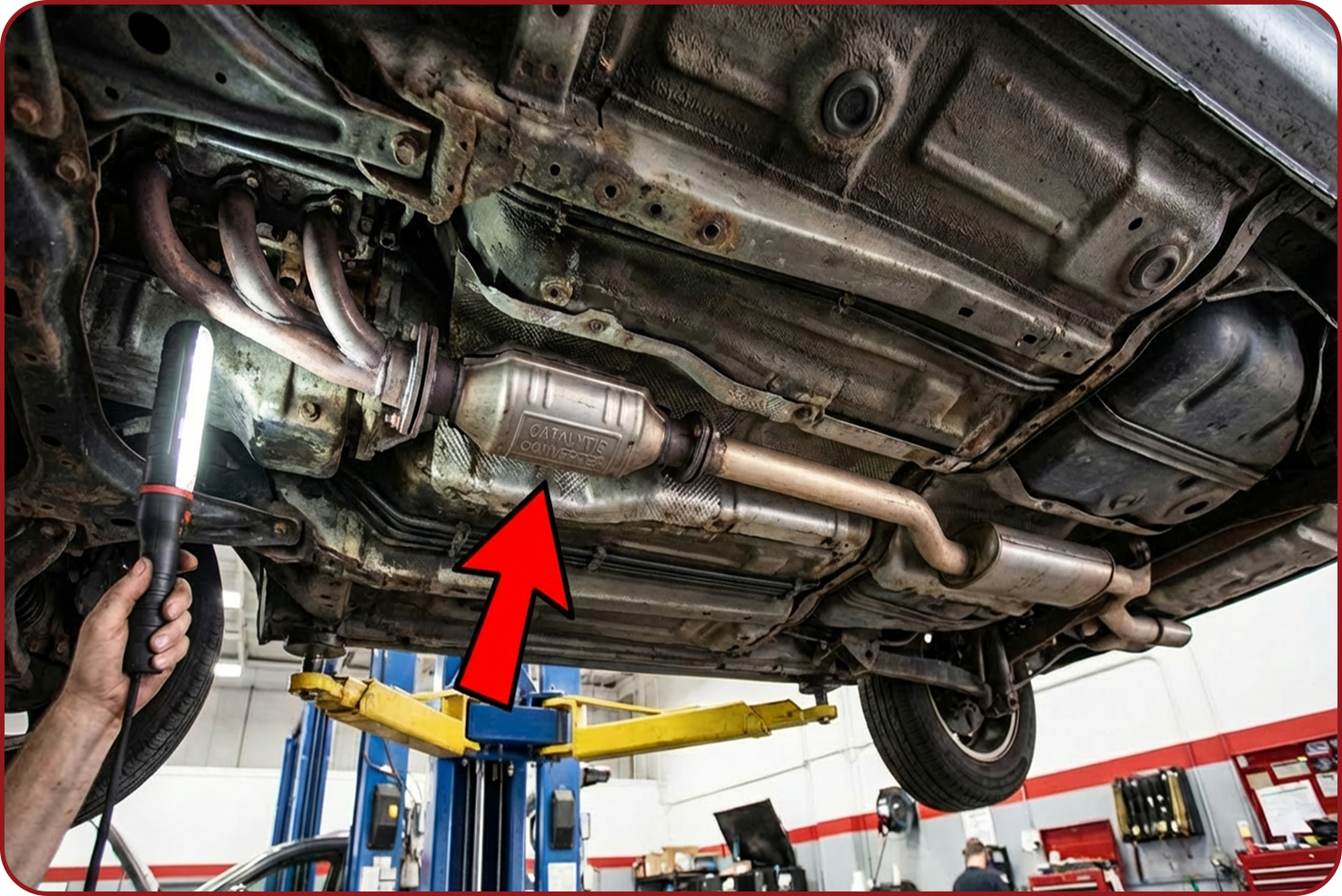 محل قرار گیری کاتالیزور