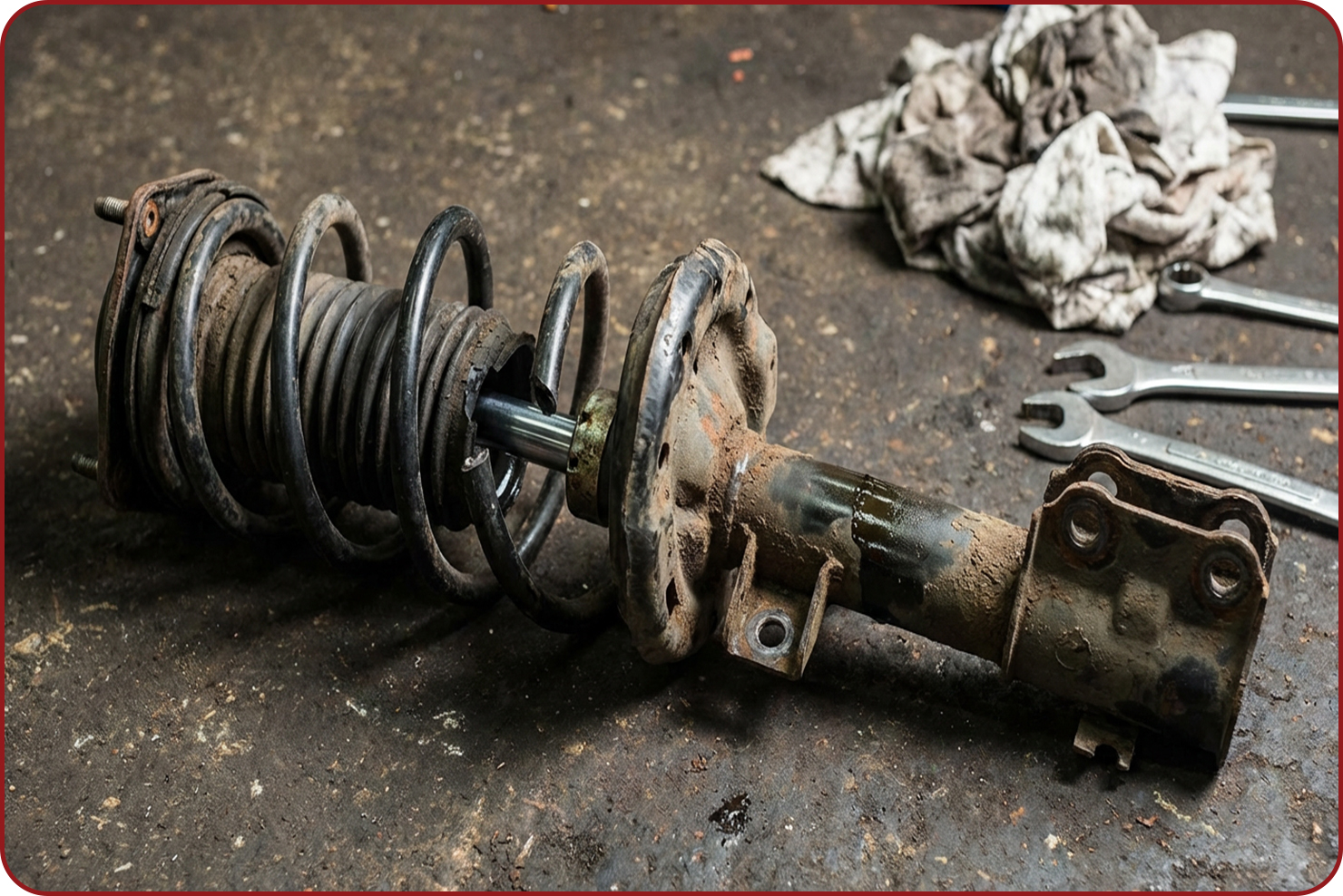 کمک فنر خراب