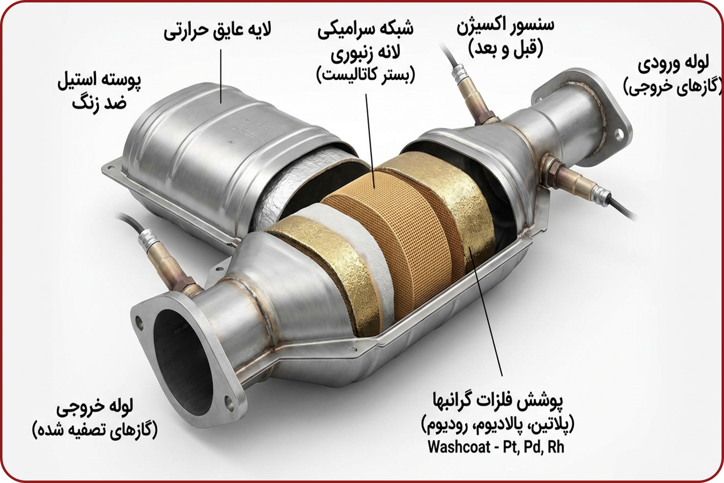 اجزای کاتالیزور