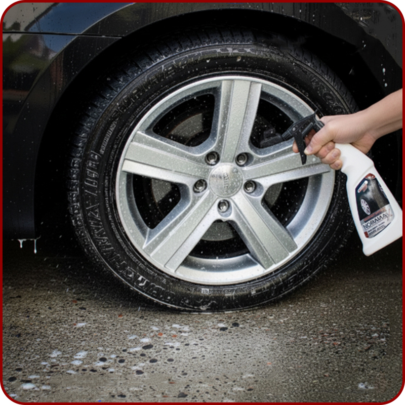 تمیز کردن رینگ خودرو