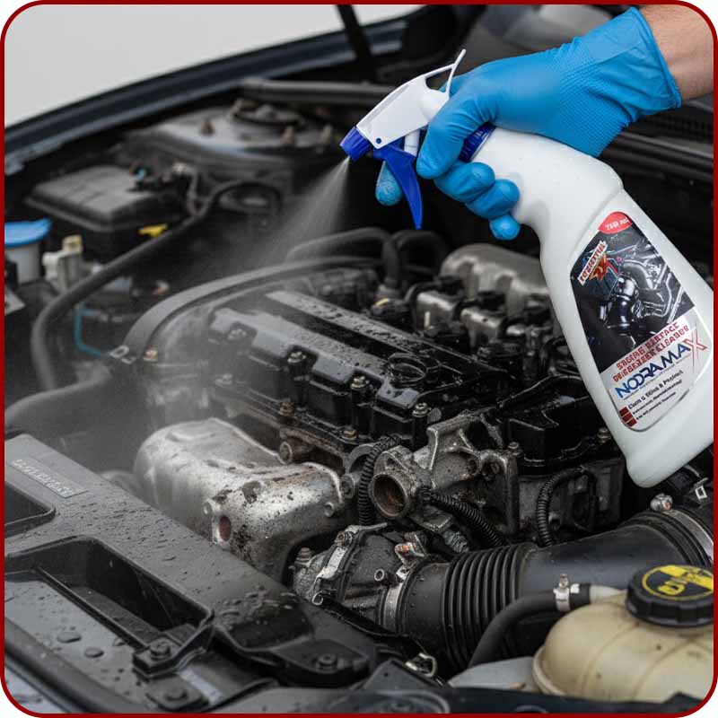 تمیز کردن موتور با نورامکس