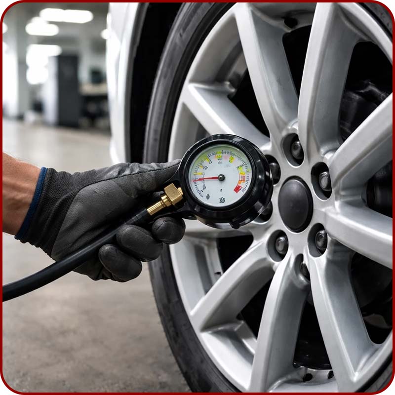 تنظیم باد لاستیک‌ها