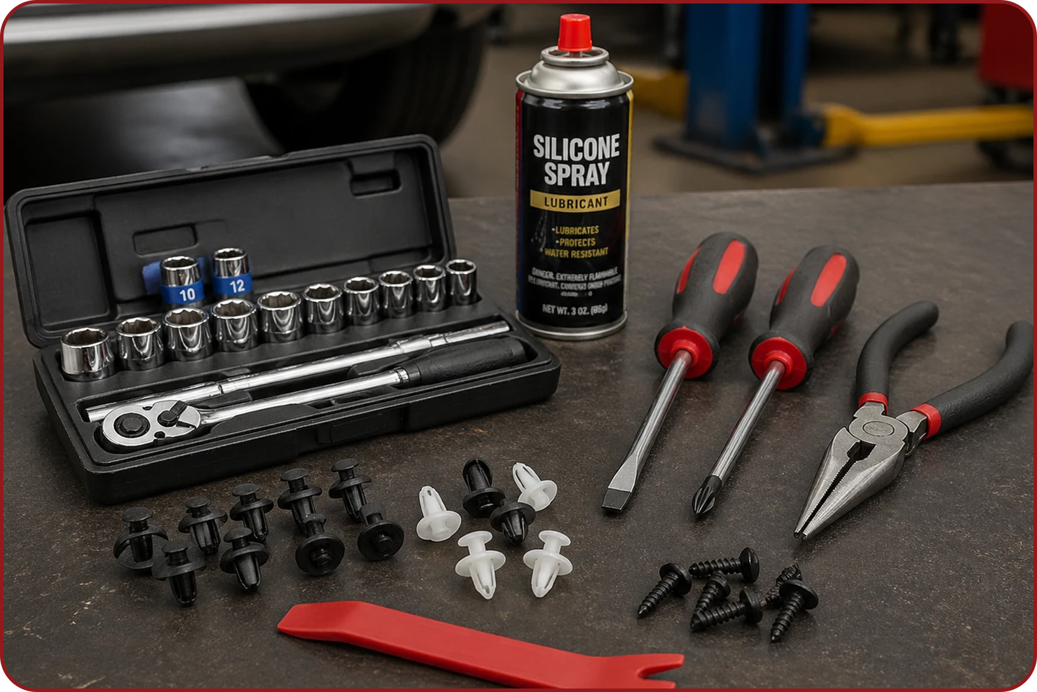 ابزارهای لازم برای نصب سپر